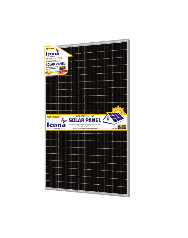 Icona London 450W Monocrystalline Solar Panel ILSP-450S – High-Power Solar Module for Homes, Commercial Projects & Off-Grid Energy Systems